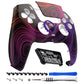 eXtremeRate LUNA Redesigned Replacement Front Shell with Touchpad Compatible with PS5 Controller BDM-010/020/030/040/050 - Illusion Space