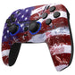 eXtremeRate LUNA Redesigned Replacement Front Shell with Touchpad Compatible with PS5 Controller BDM-010/020/030/040/050 - Impression US Flag