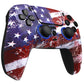 eXtremeRate LUNA Redesigned Replacement Front Shell with Touchpad Compatible with PS5 Controller BDM-010/020/030/040/050 - Impression US Flag