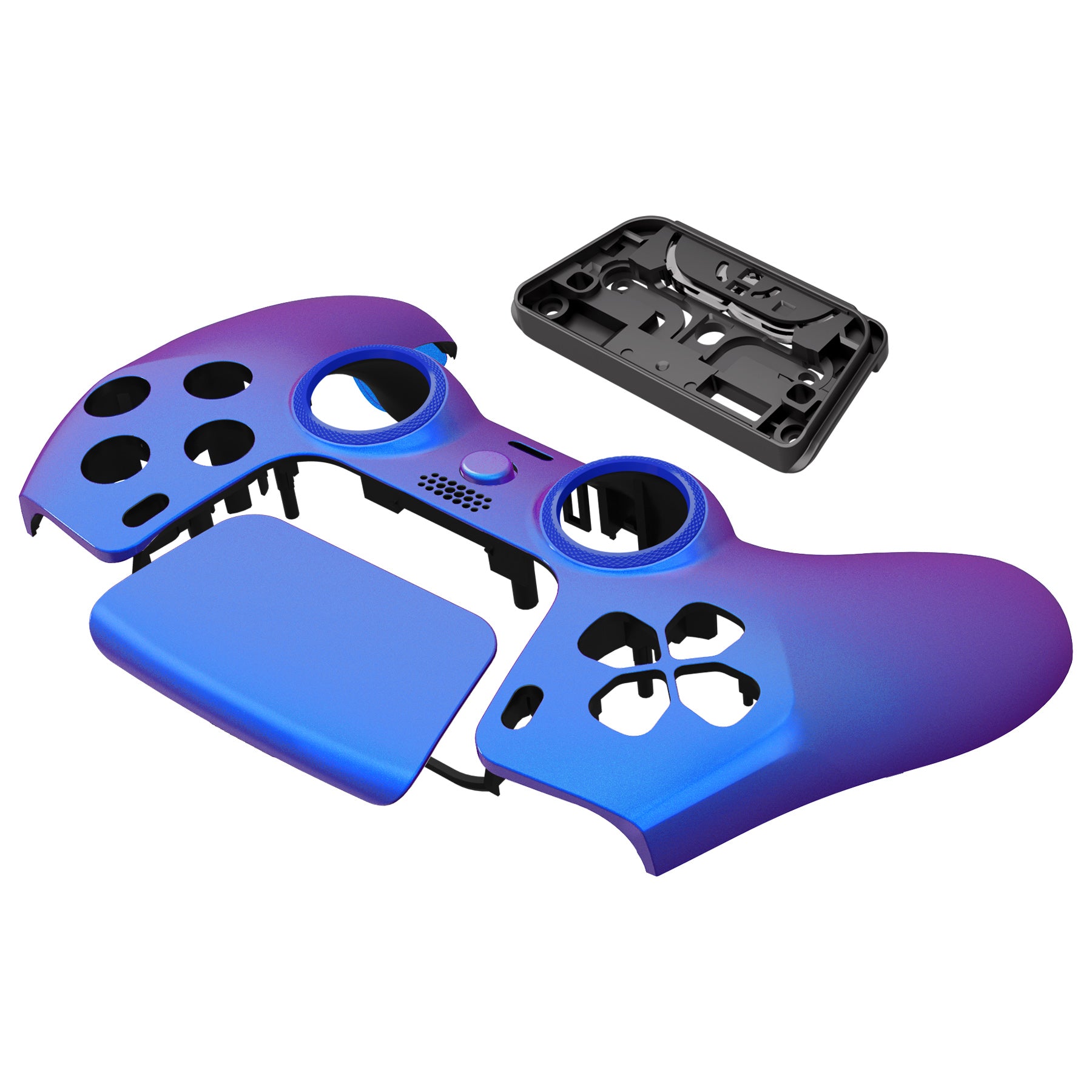 Glossy Illusion Space Front Shell With Touchpad Compatible With PS5  Controller BDM-010/020/030/040/050 - ZPFT1041G3WS