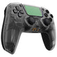 eXtremeRate LUNA Redesigned Replacement Front Shell with Touchpad Compatible with PS5 Controller BDM-010/020/030/040 - Clear Black eXtremeRate