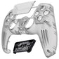 eXtremeRate LUNA Redesigned Replacement Front Shell with Touchpad Compatible with PS5 Controller BDM-010/020/030/040 - Clear Black eXtremeRate