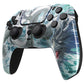 eXtremeRate LUNA Redesigned Replacement Front Shell with Touchpad Compatible with PS5 Controller BDM-010/020/030/040/050 - Jade Dragon - Cloud Dominator