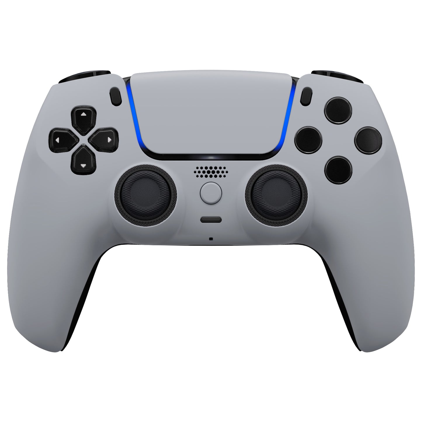 eXtremeRate LUNA Redesigned Replacement Front Shell with Touchpad Compatible with PS5 Controller BDM-010 BDM-020 BDM-030 - New Hope Gray eXtremeRate