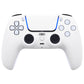 eXtremeRate LUNA Redesigned Replacement Front Shell with Touchpad Compatible with PS5 Controller BDM-010 BDM-020 BDM-030 - White eXtremeRate