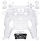 eXtremeRate LUNA Redesigned Replacement Full Set Shells with Buttons Compatible with PS5 Controller BDM-030/040 - Clear eXtremeRate