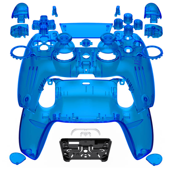 eXtremeRate PS5 Controller LUNA Redesigned Full Set Shells with Buttons ...