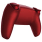 eXtremeRate LUNA Redesigned Replacement Full Set Shells with Buttons Compatible with PS5 Controller BDM-030/040 - Scarlet Red