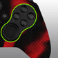 eXtremeRate PlayVital Protective Anti-Slip Silicone Case with Thumb Grips Caps for Xbox One Elite Series 2 & Elite 2 Core Controller - Black & Red