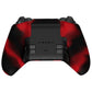 eXtremeRate PlayVital Protective Anti-Slip Silicone Case with Thumb Grips Caps for Xbox One Elite Series 2 & Elite 2 Core Controller - Black & Red