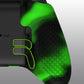 eXtremeRate PlayVital Protective Anti-Slip Silicone Case with Thumb Grips Caps for Xbox One Elite Series 2 & Elite 2 Core Controller - Green & Black