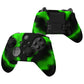 eXtremeRate PlayVital Protective Anti-Slip Silicone Case with Thumb Grips Caps for Xbox One Elite Series 2 & Elite 2 Core Controller - Green & Black