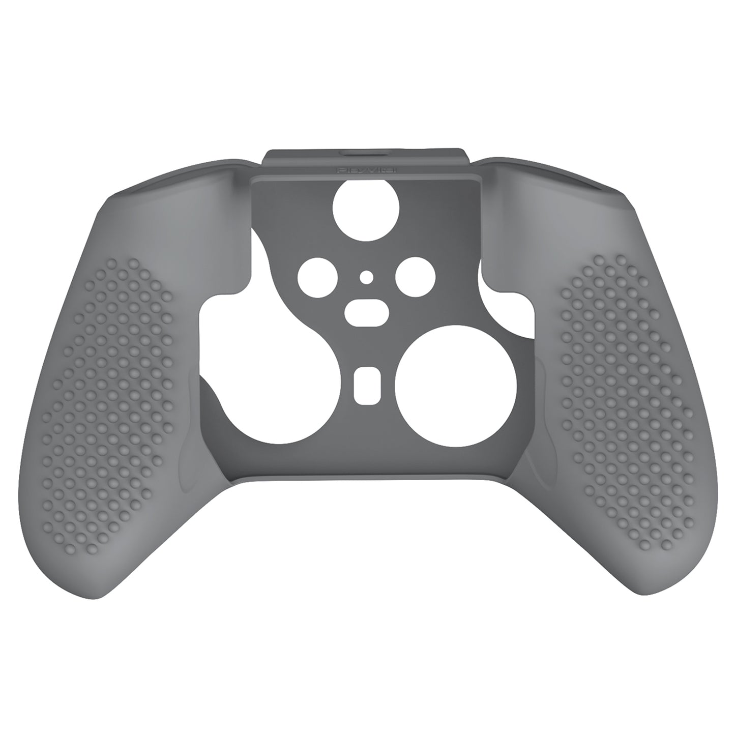 eXtremeRate PlayVital Protective Anti-Slip Silicone Case with Thumb Grips Caps for Xbox One Elite Series 2 & Elite 2 Core Controller - New Hope Gray