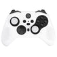 eXtremeRate PlayVital Protective Anti-Slip Silicone Case with Thumb Grips Caps for Xbox One Elite Series 2 & Elite 2 Core Controller - White