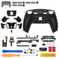 eXtremeRate RISE4 Plus MAX Back Paddles Kit with Clicky Trigger Stops & Rubberized Grip for PS5 Controller BDM-030/040 /050 - Rubberized Black