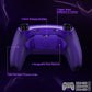 eXtremeRate RISE Plus MAX Back Paddles Kit with Clicky Trigger Stops & Rubberized Grip for PS5 Controller BDM-030/040 /050 - Rubberized Galactic Purple