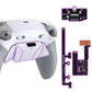 eXtremeRate RISE4 Plus MAX Back Paddles Kit with Clicky Trigger Stops & Rubberized Grip for PS5 Controller BDM-030/040 /050 - Rubberized White Gray