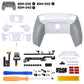 eXtremeRate RISE4 Plus MAX Back Paddles Kit with Clicky Trigger Stops & Rubberized Grip for PS5 Controller BDM-030/040 /050 - Rubberized White Gray