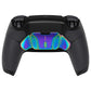 eXtremeRate Rainbow Aura Blue & Purple Real Metal Buttons (RMB) Version RISE 4.0 Remap Kit for PS5 Controller BDM-030/040 - Rubberized Black eXtremeRate