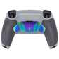 eXtremeRate Rainbow Aura Blue & Purple Real Metal Buttons (RMB) Version RISE 4.0 Remap Kit for PS5 Controller BDM-030/040 - Rubberized New Hope Gray & Classic Gray eXtremeRate
