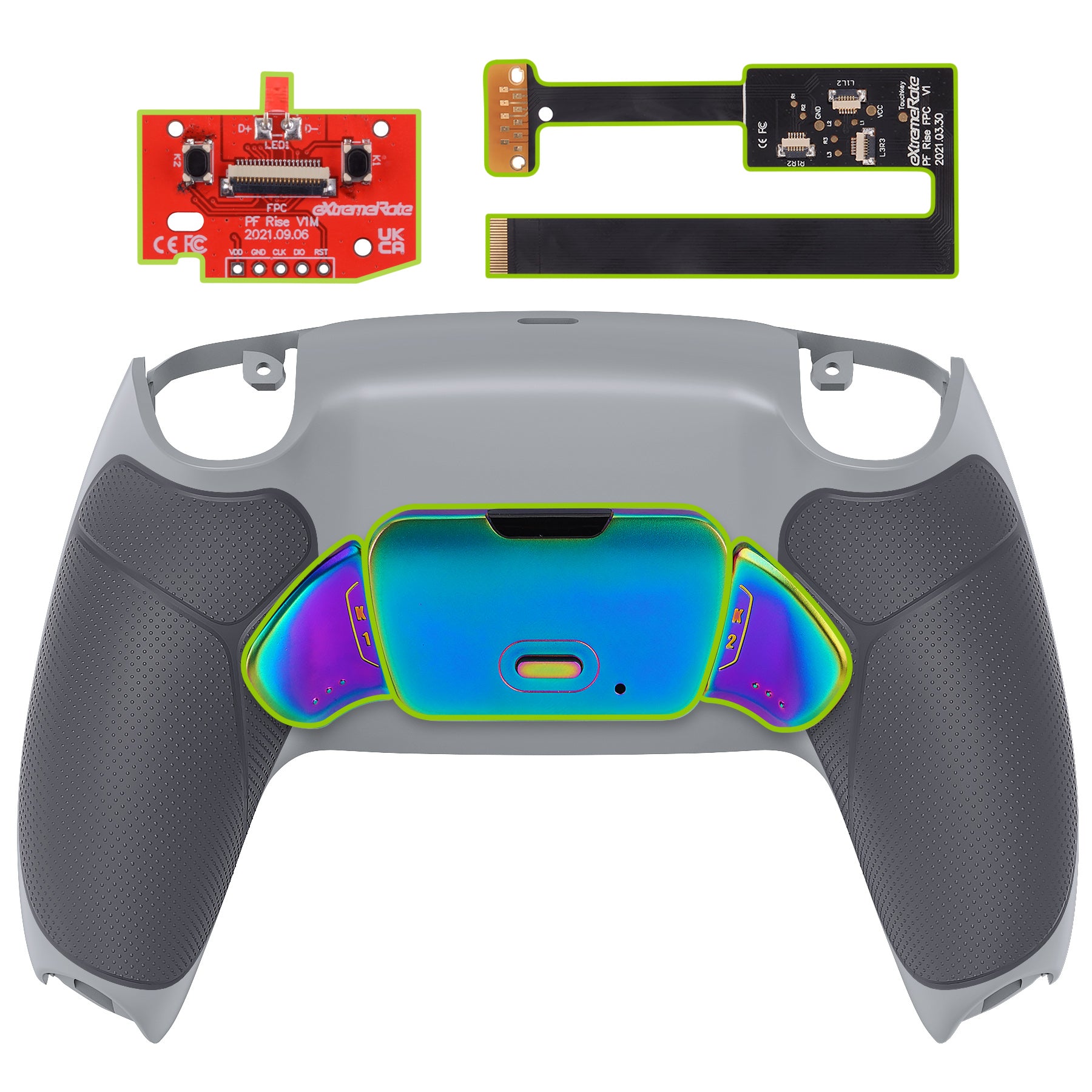 Real Metal Buttons (RMB) Version RISE 2.0 Remap Kit for PS5 Controller ...