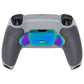 eXtremeRate Real Metal Buttons (RMB) Version RISE 2.0 Remap Kit for PS5 Controller BDM-010/020 - Rubberized New Hope Gray & Classic Gray - Rainbow Aura Blue & Purple eXtremeRate