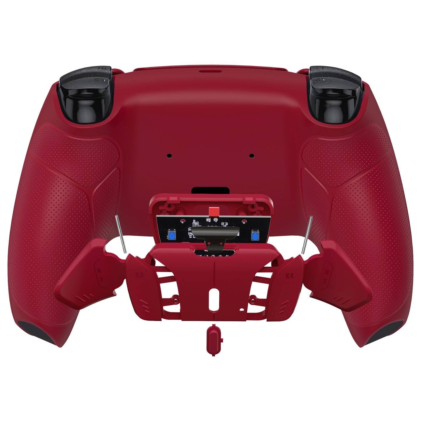 eXtremeRate Remappable RISE 4.0 Remap Kit for PS5 Controller BDM-030/040 - Rubberized Volcanic Red