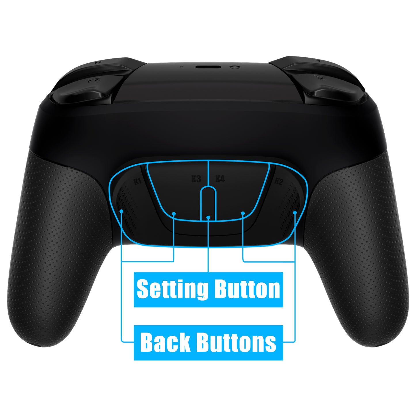 eXtremeRate Remappable RISE4 Remap Kit for Nintendo Switch Pro Controller - Black eXtremeRate