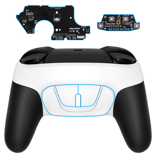 eXtremeRate Remappable RISE4 Remap Kit for Nintendo Switch Pro Controller - White eXtremeRate
