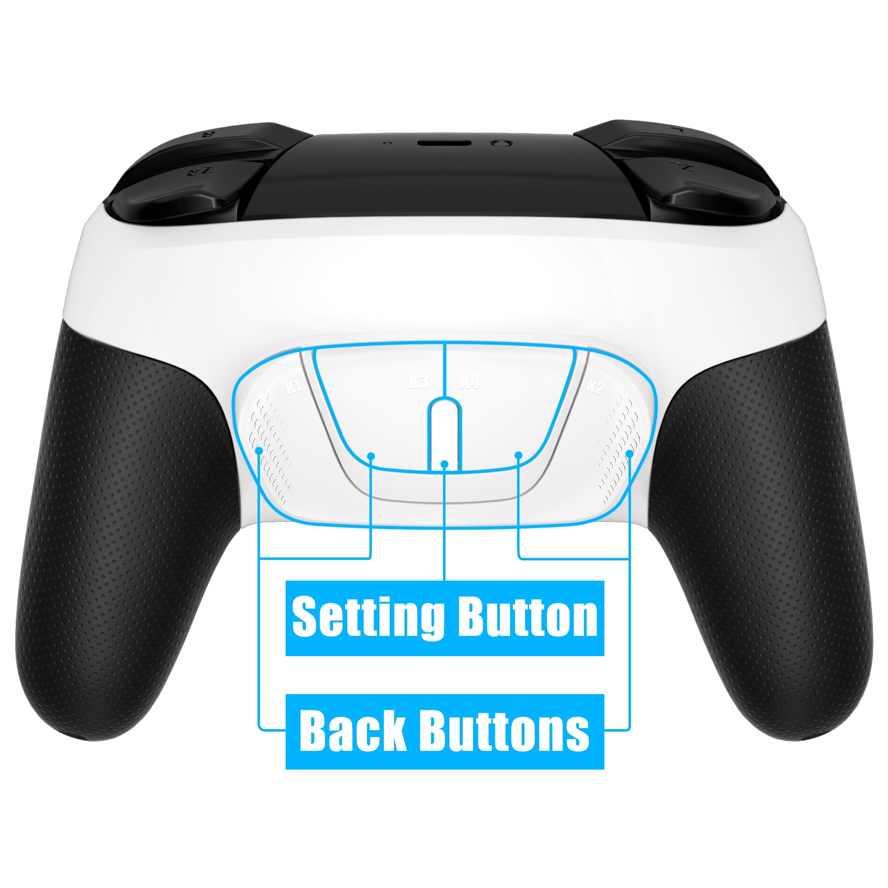 Nintendo switch controller with back deals paddles