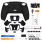 eXtremeRate Remappable RISE4 V3 Remap Kit for PS5 Controller BDM-030/040/050 - Black