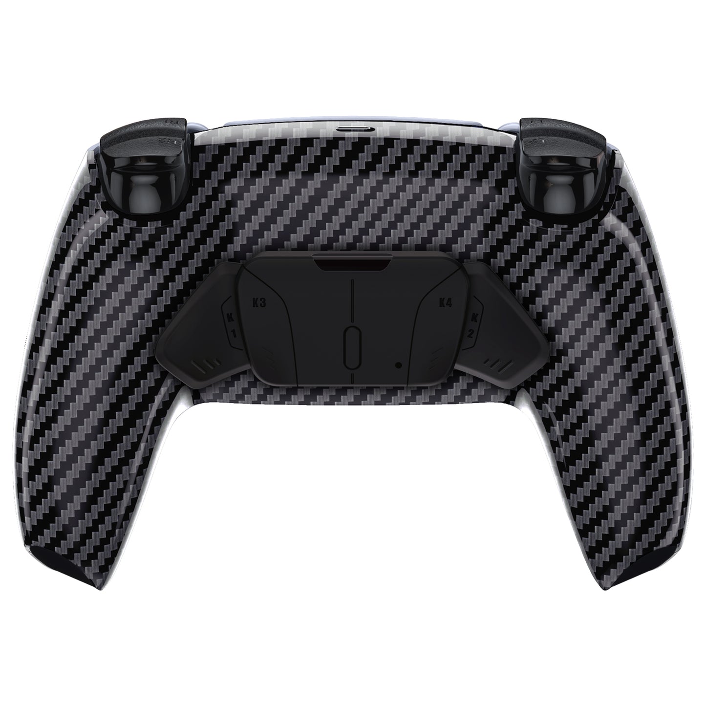 eXtremeRate Remappable RISE4 V3 Remap Kit for PS5 Controller BDM-030/040/050 - Graphite Carbon Fiber