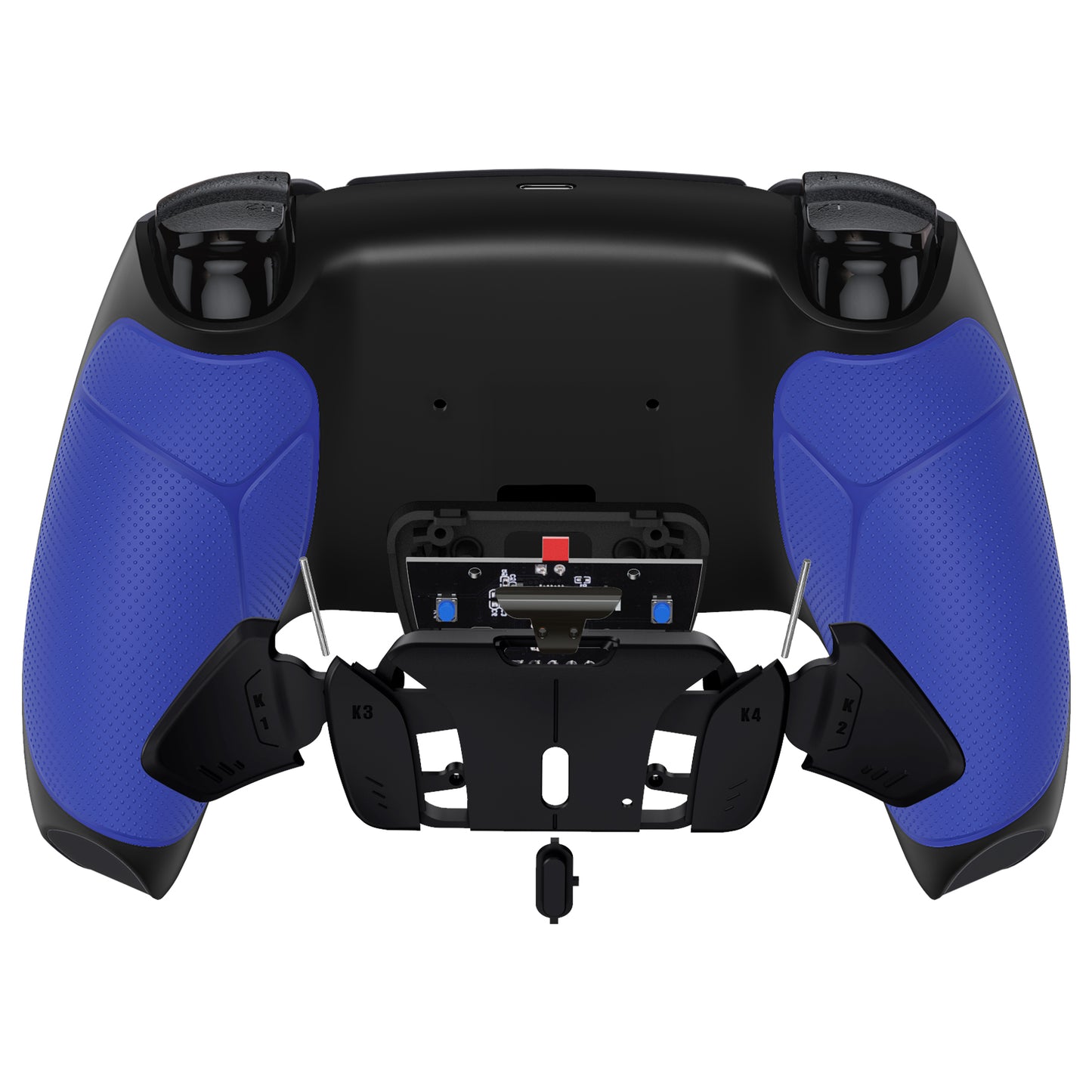 eXtremeRate Remappable RISE4 V3 Remap Kit for PS5 Controller BDM-030/040/050 - Rubberized Blue