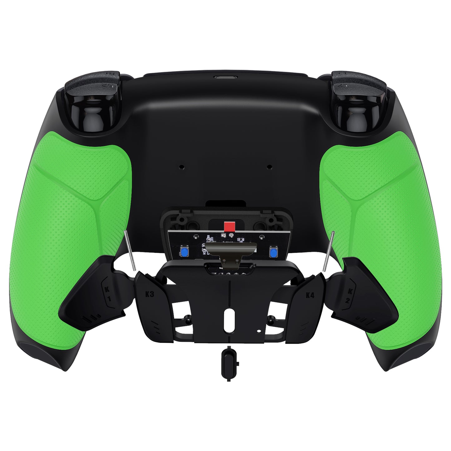 eXtremeRate Remappable RISE4 V3 Remap Kit for PS5 Controller BDM-030/040/050 - Rubberized Green