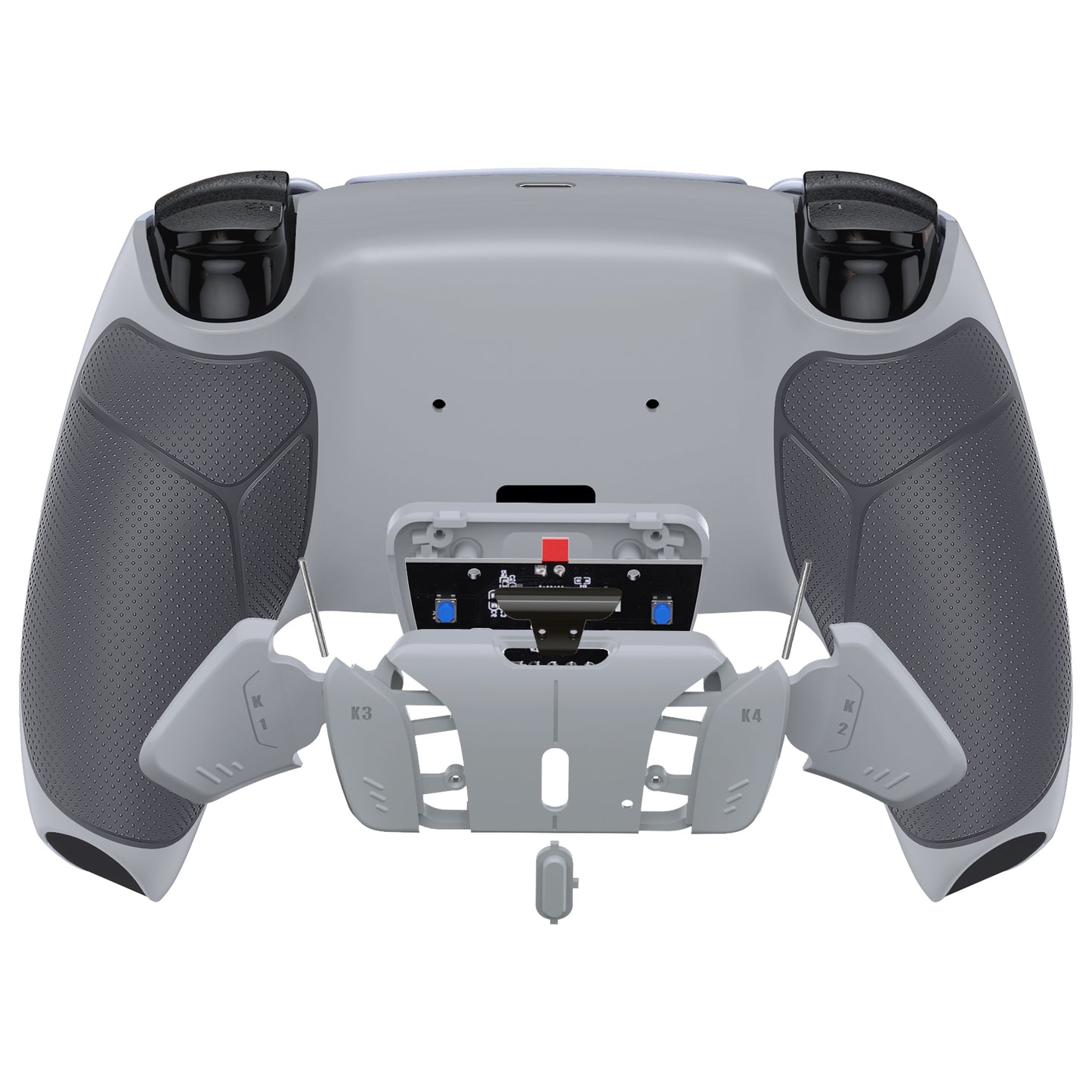 eXtremeRate Remappable RISE4 V3 Remap Kit for PS5 Controller BDM-030/040/050 - Rubberized New Hope Gray & Classic Gray