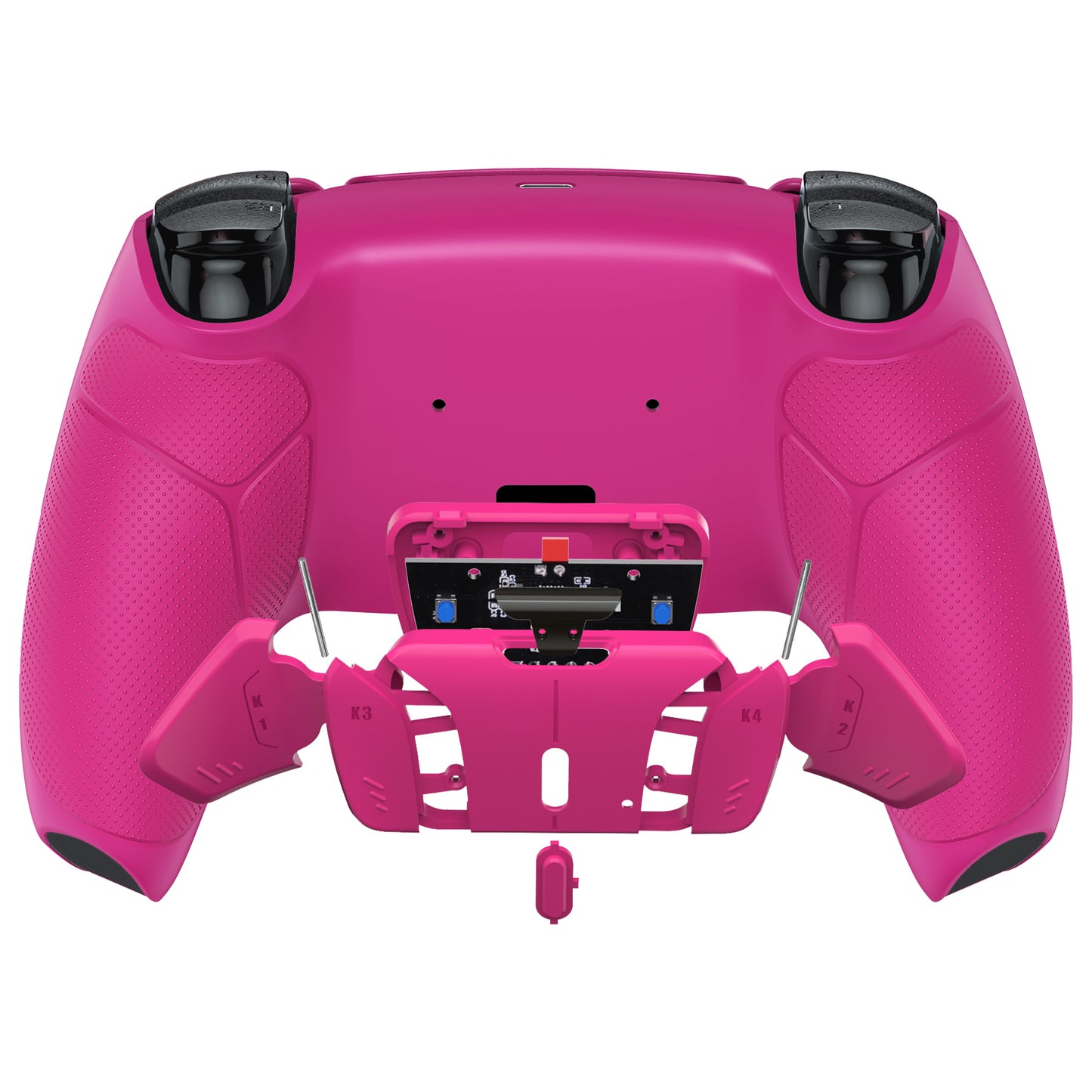 eXtremeRate Remappable RISE4 V3 Remap Kit for PS5 Controller BDM-030/040/050 - Rubberized Nova Pink