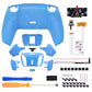 eXtremeRate Remappable RISE4 V3 Remap Kit for PS5 Controller BDM-030/040/050 - Rubberized Starlight Blue