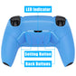 eXtremeRate Remappable RISE4 V3 Remap Kit for PS5 Controller BDM-030/040/050 - Rubberized Starlight Blue