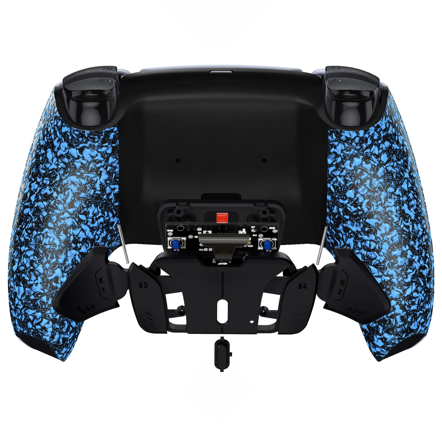 eXtremeRate Remappable RISE4 V3 Remap Kit for PS5 Controller BDM-030/040/050 - Textured Blue