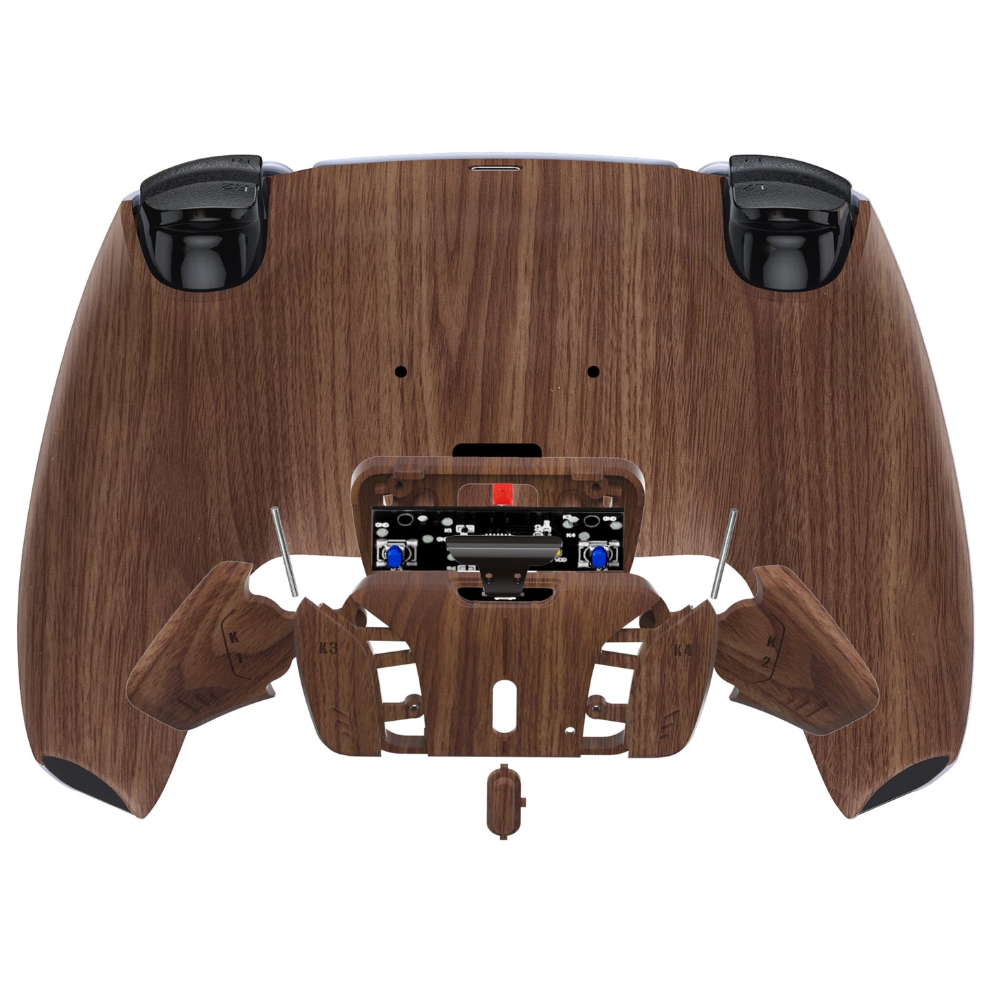 eXtremeRate Remappable RISE4 V3 Remap Kit for PS5 Controller BDM-030/040/050 - Wood Grain