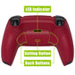 eXtremeRate Remappable RISE Remap Kit for PS5 Controller BDM-030/040 - Rubberized Volcanic Red eXtremeRate