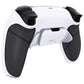 eXtremeRate Remappable RISE V3 Remap Kit for PS5 Controller BDM-030/040/050 - Rubberized Black Grip with White Back Paddles