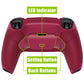 eXtremeRate Remappable RISE V3 Remap Kit for PS5 Controller BDM-030/040/050 - Rubberized Cosmic Red