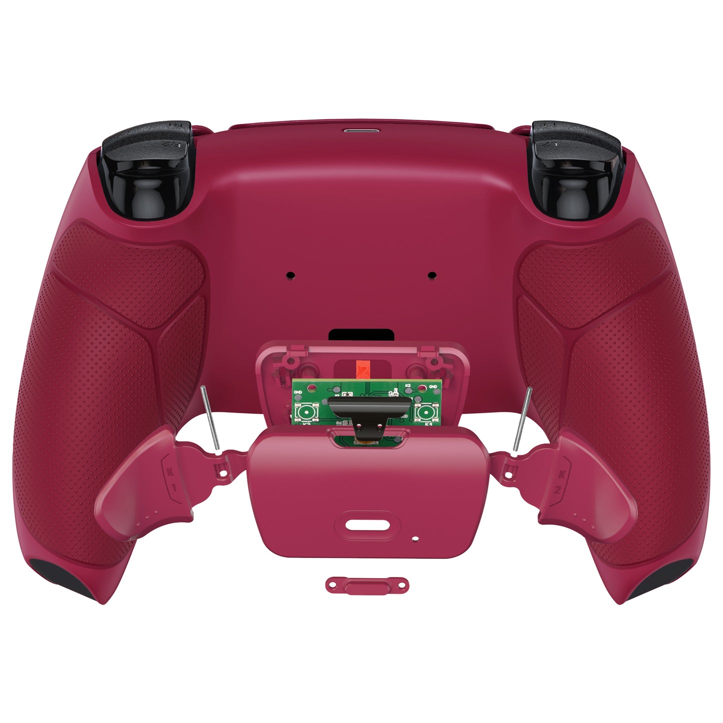 eXtremeRate Remappable RISE V3 Remap Kit for PS5 Controller BDM-030/040/050 - Rubberized Cosmic Red