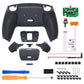 eXtremeRate Remappable RISE V3 Remap Kit for PS5 Controller BDM-030/040/050 - Rubberized Dark Gray