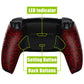 eXtremeRate Remappable RISE V3 Remap Kit for PS5 Controller BDM-030/040/050 - Textured Red