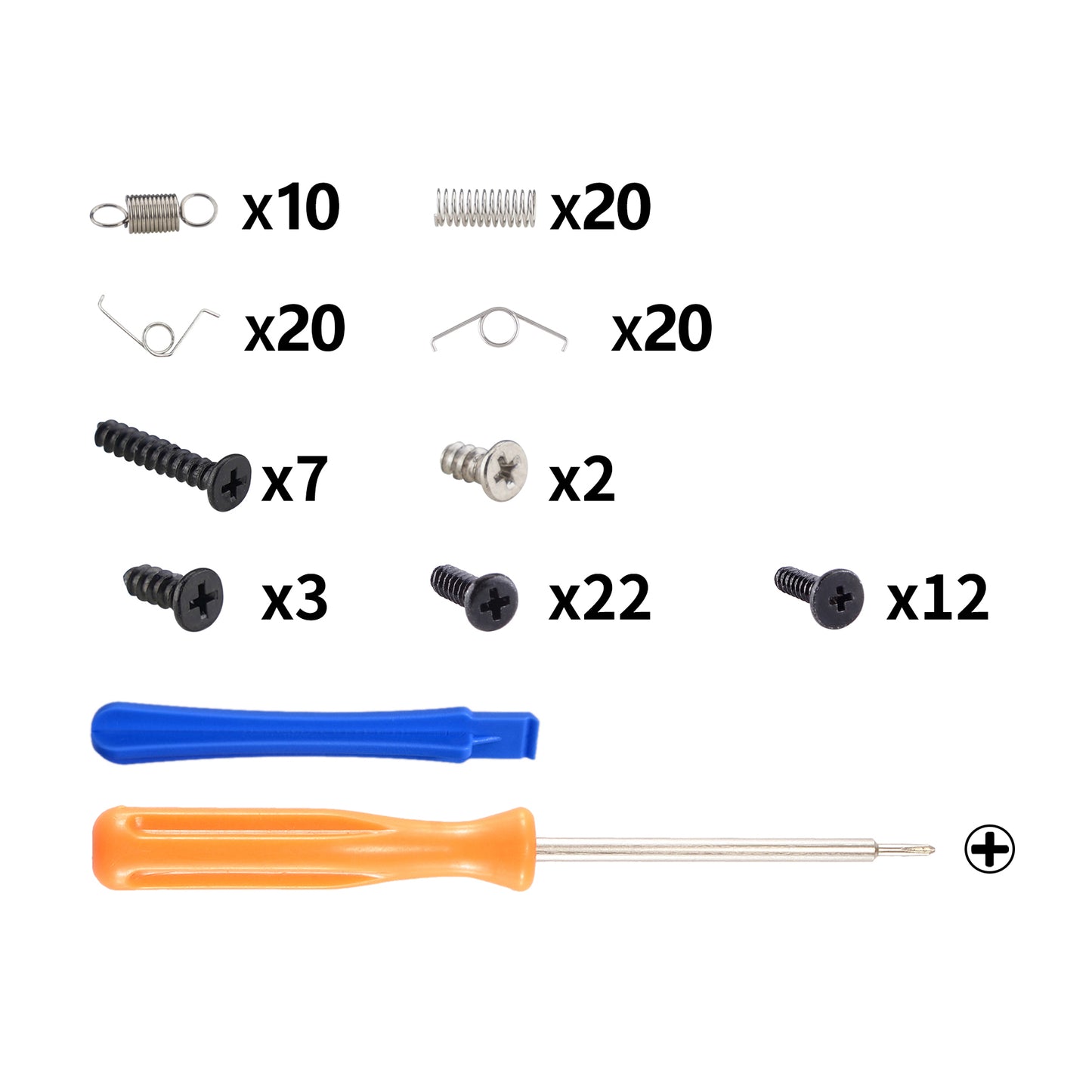 eXtremeRate Repair Tools Springs & Cross Screwdriver & Screws Kit & & Prying Tool for PS5 Edge Controller eXtremeRate