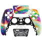 eXtremeRate Replacement Front Housing Shell with Touchpad Compatible with PS5 Controller BDM-010/020/030/040 - Rainbow Storm