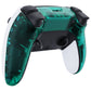 eXtremeRate Replacement Back Housing Bottom Shell Compatible with PS5 Edge Controller - Emerald Green