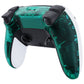 eXtremeRate Replacement Back Housing Bottom Shell Compatible with PS5 Edge Controller - Emerald Green